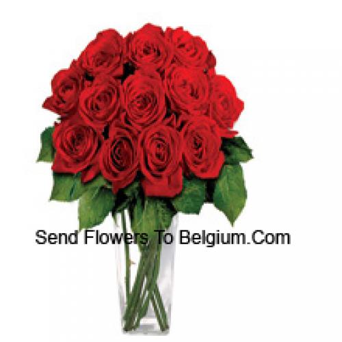 Pretty 15 Red Roses