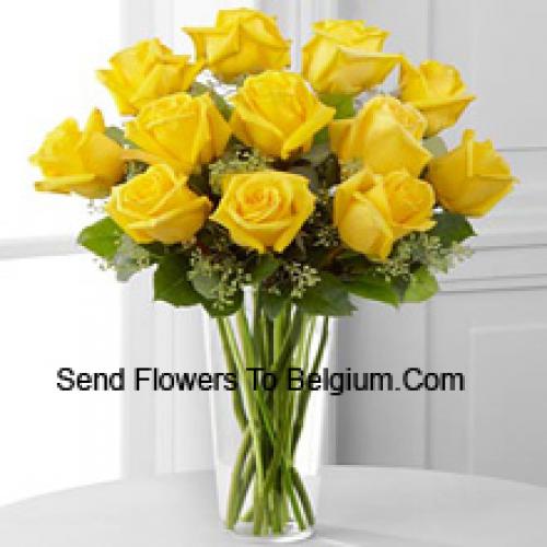 Pretty 11 Yellow Roses