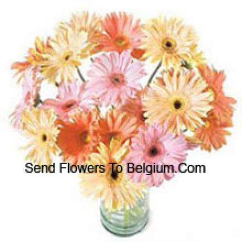 25 Gerberas Variadas y Elegantes