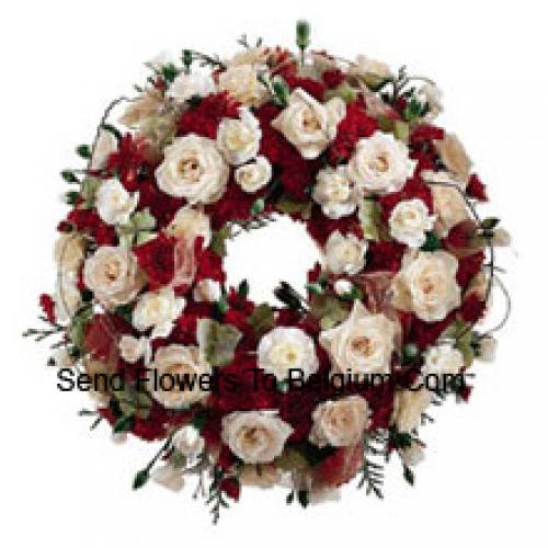 Stunning Mixed Flower Wreath